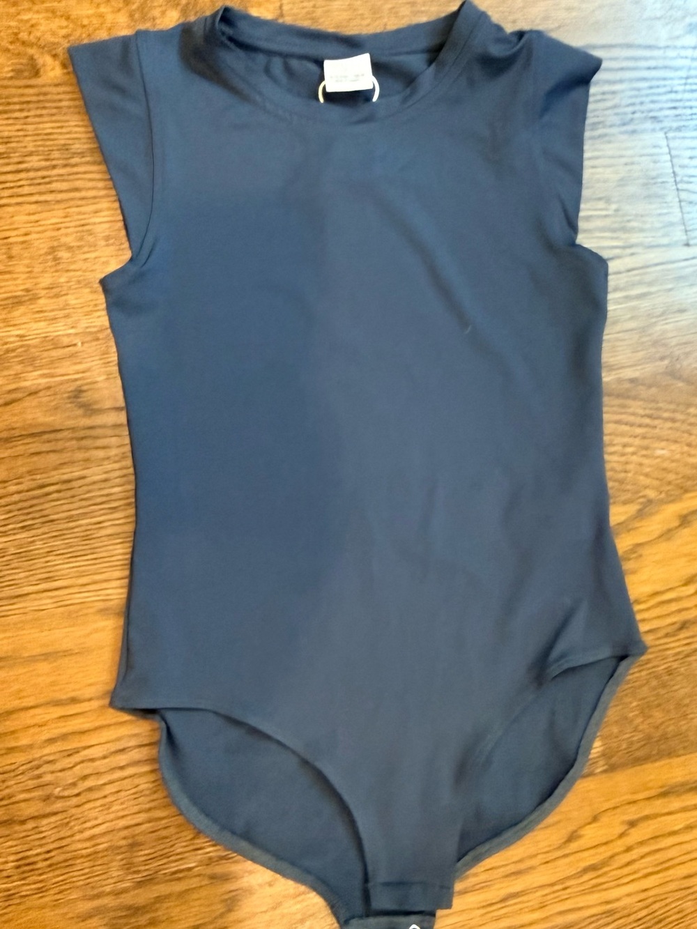 Zara Navy Sleeveless One-Piece Bodysuit